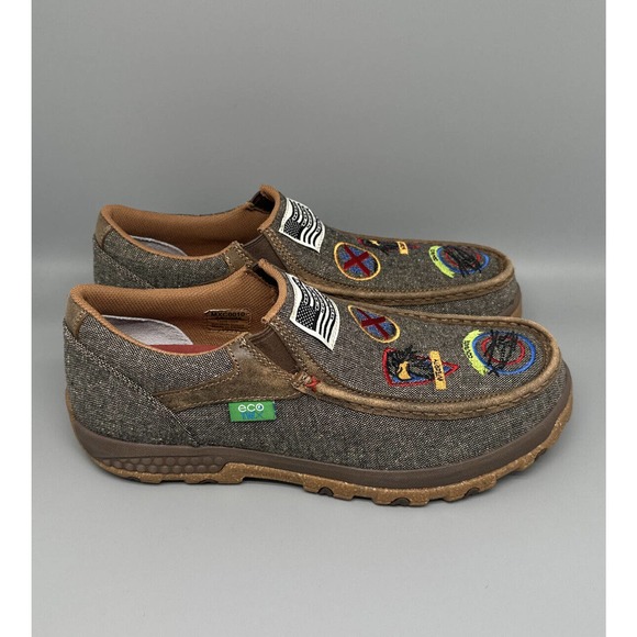 Twisted X EcoTWX VFW Slip On Driving Moc Shoes MXC0010 Men's Size 10.5 - Picture 3 of 12